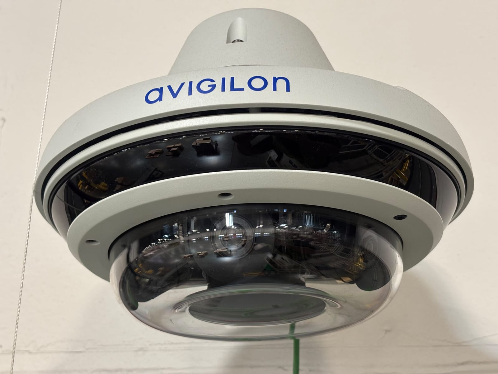 Avigilon dome security camera close-up