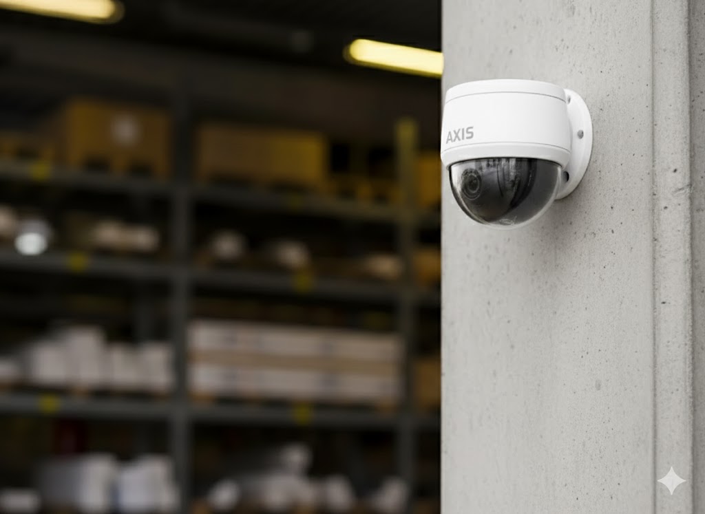 AXIS M42 AI dome camera for industrial safety